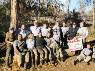 Team AmeriCorps Partners with Sierra Foothill Conservancy Stewardship