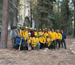 Intertribal Crew Completes Fall Prescribed Burning Season in Fresno County Mountains – Nov 7th